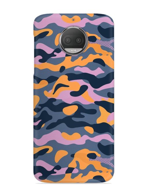 Camouflage Army Military English Orange Art Snap Case for Motorola Moto G5S Zapvi