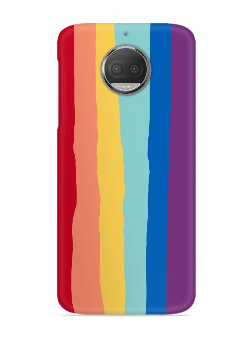 Rainbow Genuine Liquid Snap Case for Motorola Moto G5S Zapvi