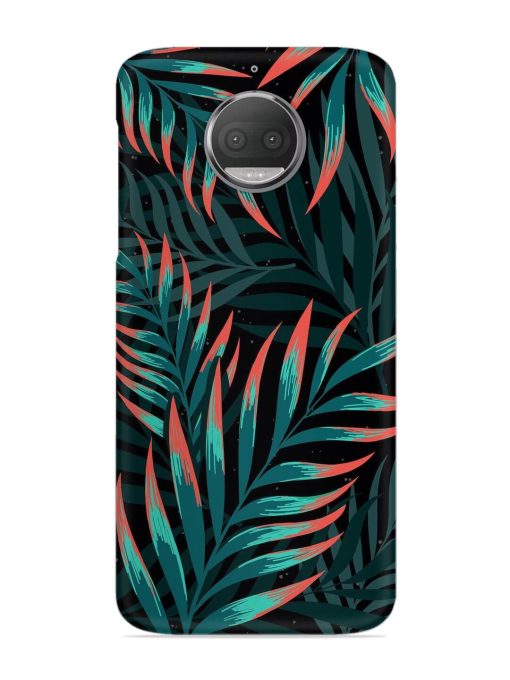 Green Leaf Art Snap Case for Motorola Moto G5S Zapvi