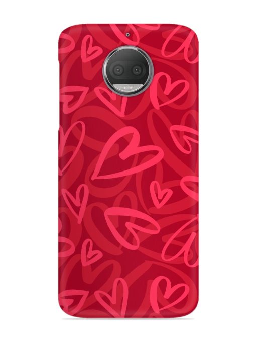 Seamless Romantic Pattern Snap Case for Motorola Moto G5S