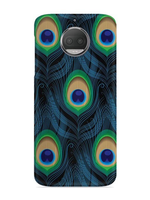 Seamless Pattern Peacock Snap Case for Motorola Moto G5S Zapvi