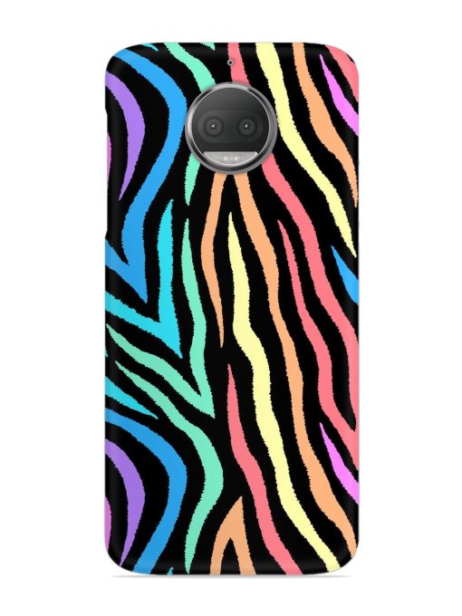 Colorful Abstract Zebra Snap Case for Motorola Moto G5S