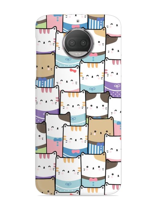 Cute Adorable Cat Snap Case for Motorola Moto G5S Zapvi