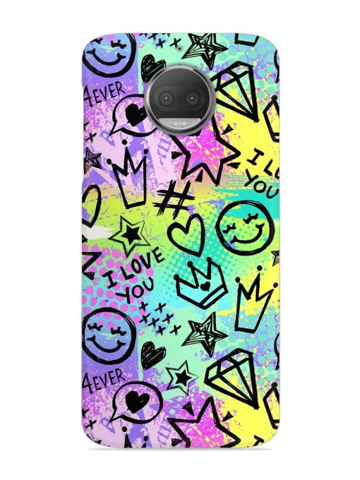 Bright Seamless Pattern Snap Case for Motorola Moto G5S Zapvi