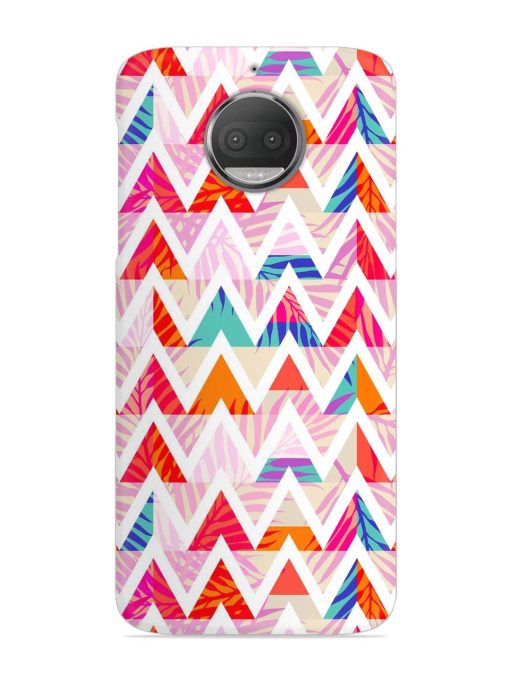 Abstract Triangle Background Snap Case for Motorola Moto G5S Zapvi