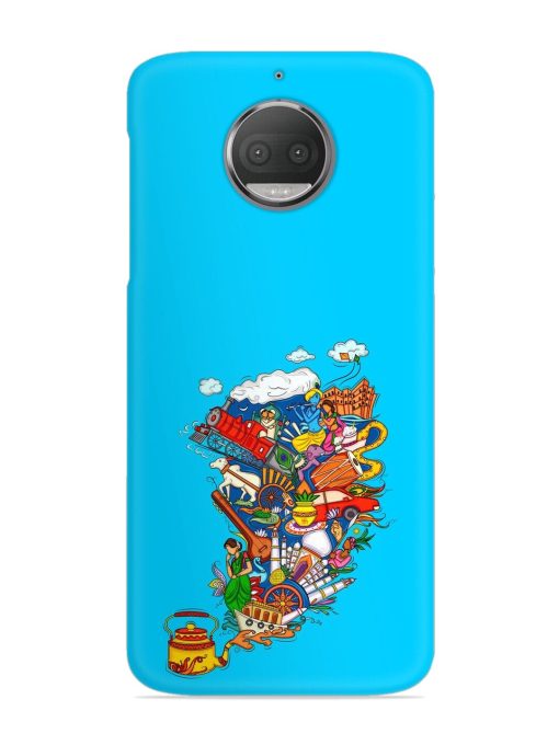 Vector Design Indian Snap Case for Motorola Moto G5S Zapvi