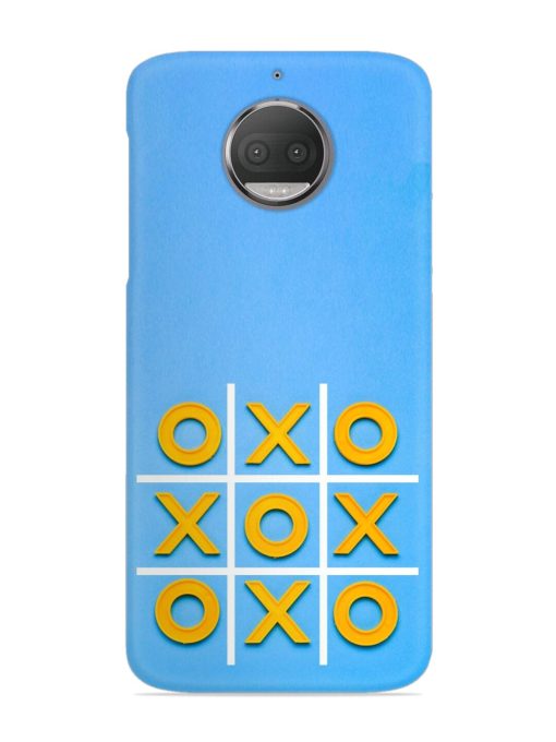 Yellow Plastic Crosses Snap Case for Motorola Moto G5S Zapvi