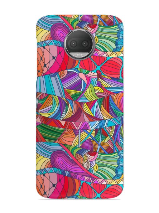 Seamless Patterns Hand Drawn Snap Case for Motorola Moto G5S Zapvi