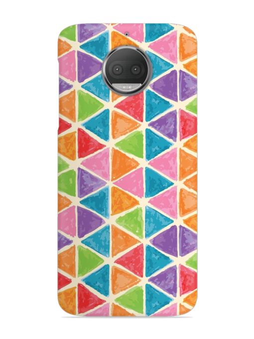 Seamless Colorful Isometric Snap Case for Motorola Moto G5S