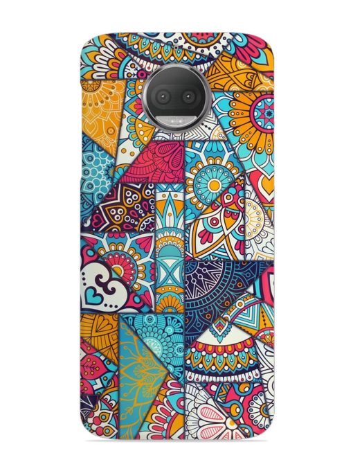 Patchwork Pattern Vintage Snap Case for Motorola Moto G5S Zapvi