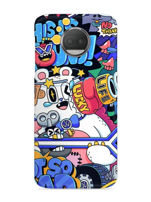 Universal Doodle Snap Case for Motorola Moto G5S Zapvi