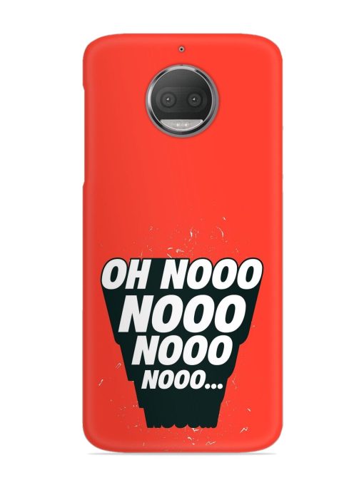 Oh Nooo Snap Case for Motorola Moto G5S