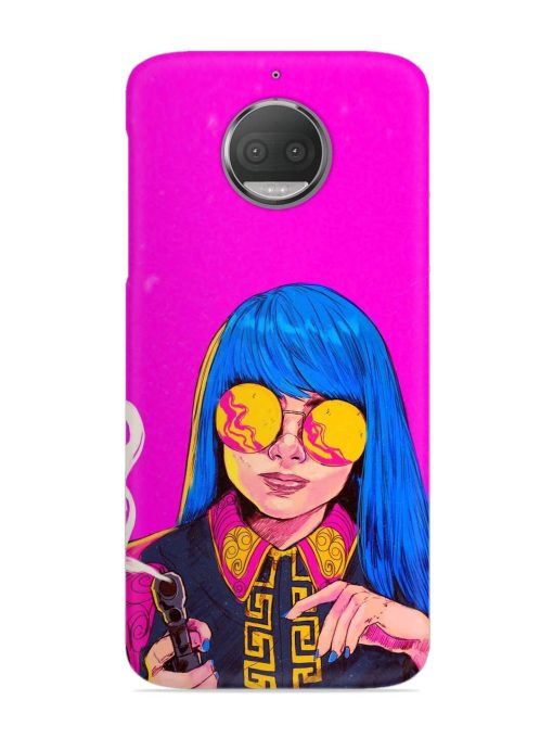 Aesthetic Anime Girl Snap Case for Motorola Moto G5S Zapvi