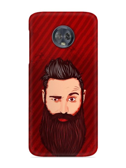 Beardo Man Snap Case for Motorola Moto G6 Zapvi