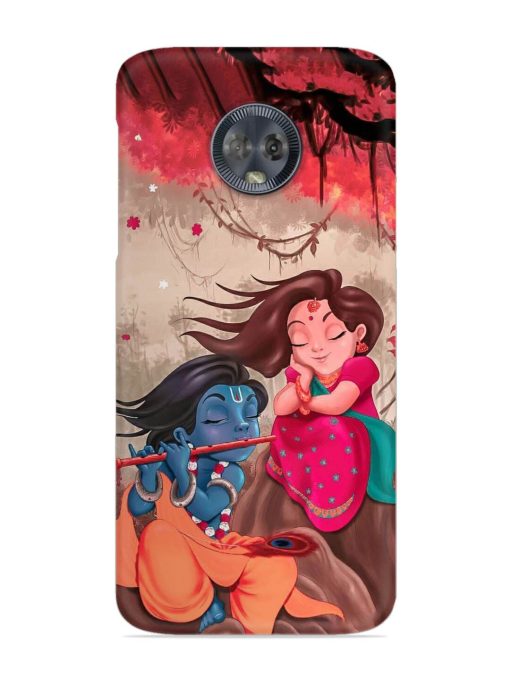 Radhe Krishna Water Art Snap Case for Motorola Moto G6 Zapvi