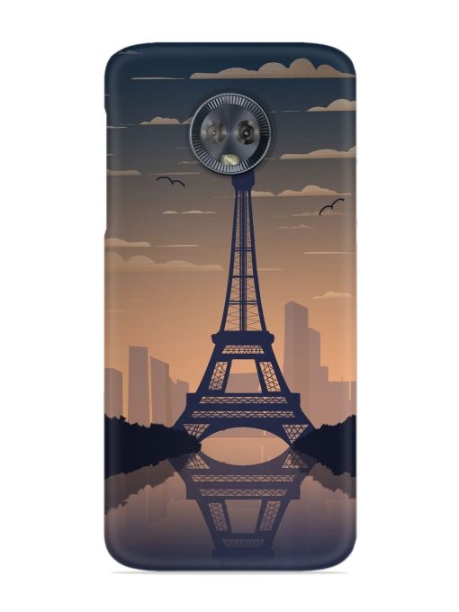 France Paris Eiffel Tower Gradient Snap Case for Motorola Moto G6 Zapvi