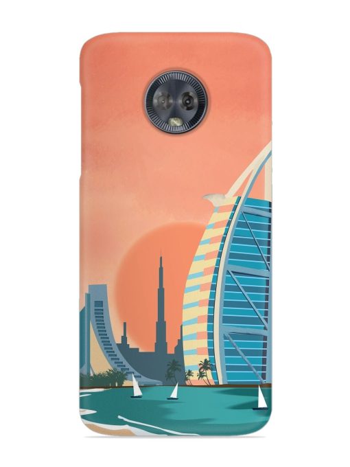 Dubai Architectural Scenery Snap Case for Motorola Moto G6 Zapvi