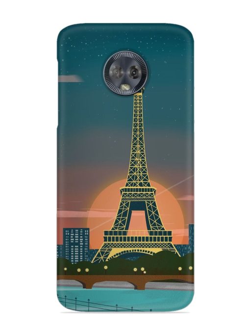 Scenery Architecture France Paris Snap Case for Motorola Moto G6 Zapvi