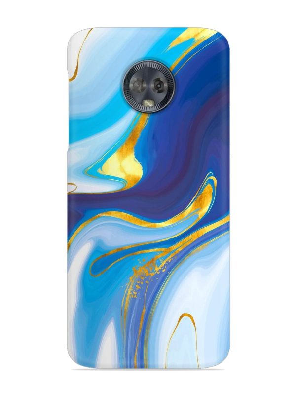 Watercolor Background With Golden Foil Snap Case for Motorola Moto G6 Zapvi