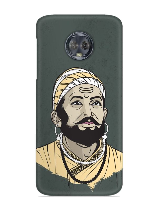 Shivaji Maharaj Vector Art Snap Case for Motorola Moto G6 Zapvi