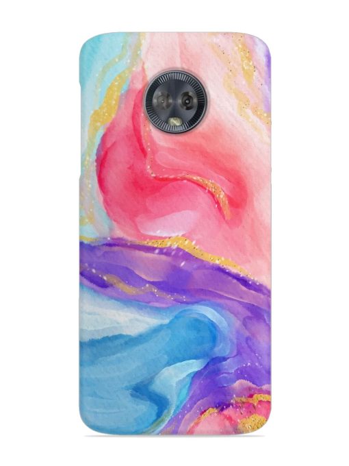 Watercolor Gradient Snap Case for Motorola Moto G6 Zapvi