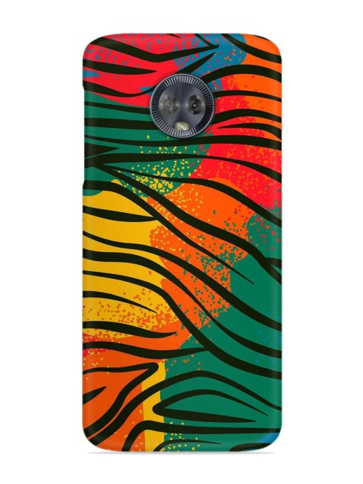 Bright Colorful Snap Case for Motorola Moto G6 Zapvi