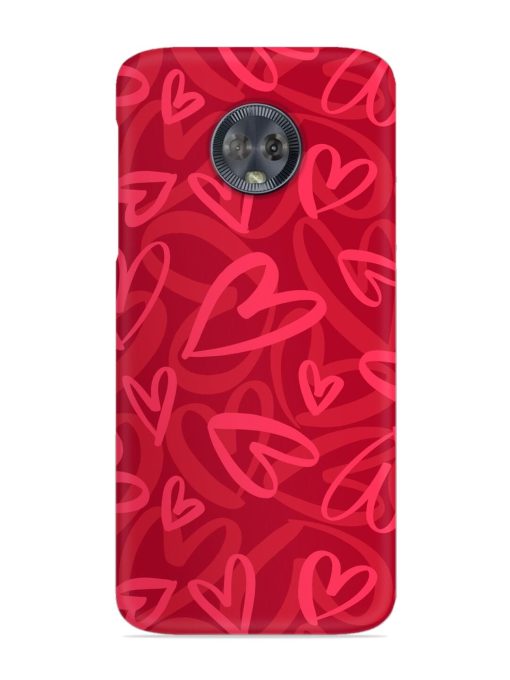 Seamless Romantic Pattern Snap Case for Motorola Moto G6 Zapvi