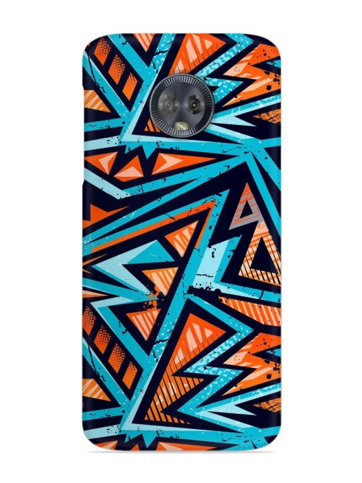 Abstract Seamless Grunge Snap Case for Motorola Moto G6 Zapvi