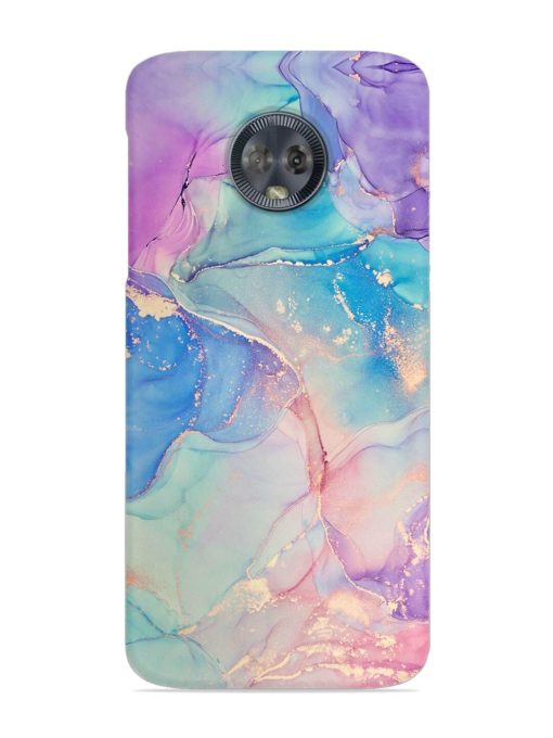 Alcohol Ink Colors Snap Case for Motorola Moto G6 Zapvi