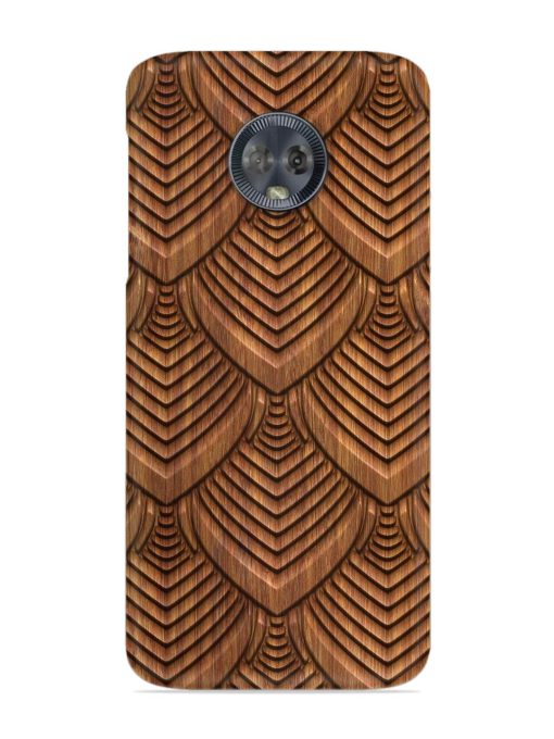 Carved Pattern On Snap Case for Motorola Moto G6 Zapvi