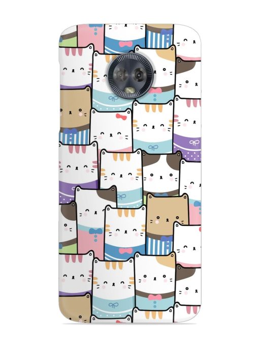 Cute Adorable Cat Snap Case for Motorola Moto G6