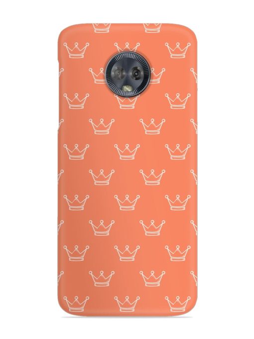 Hand Drawn Crown Snap Case for Motorola Moto G6 Zapvi