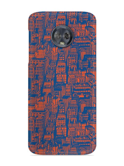 Hand Drawn Seamless Snap Case for Motorola Moto G6