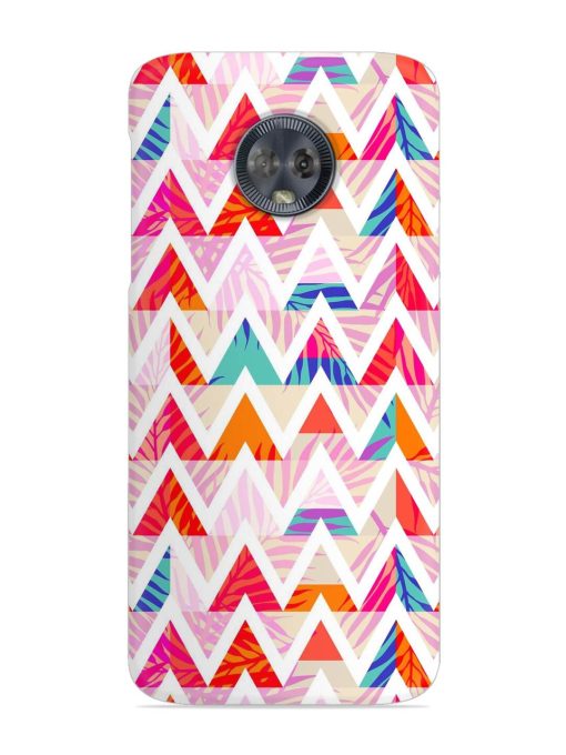 Abstract Triangle Background Snap Case for Motorola Moto G6 Zapvi