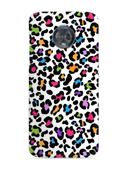 Seamless Leopard Pattern Snap Case for Motorola Moto G6