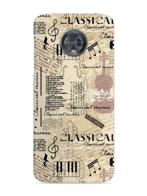 Classical Music Lpattern Snap Case for Motorola Moto G6