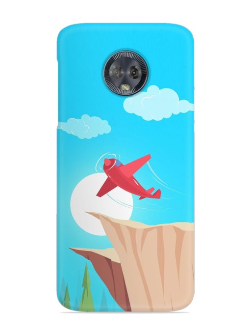 Small Planes In Flight Snap Case for Motorola Moto G6 Zapvi