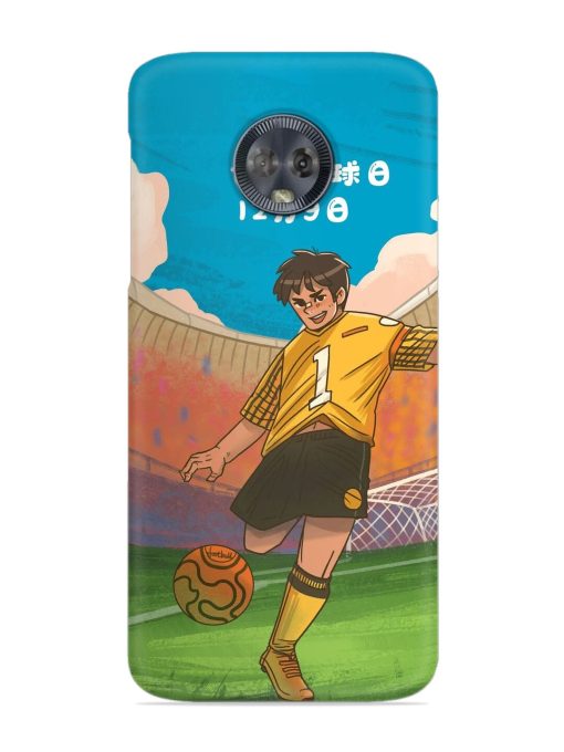 Soccer Kick Snap Case for Motorola Moto G6 Zapvi