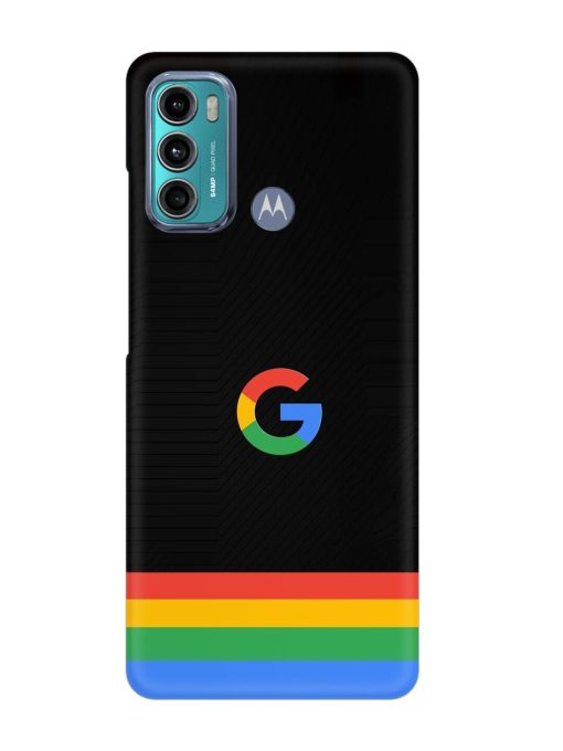 Google Logo Art Snap Case for Motorola Moto G60 Zapvi