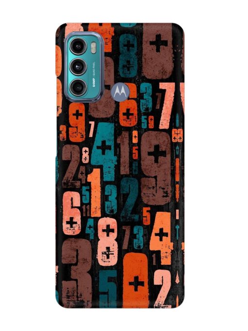 0 To 9 Art Snap Case for Motorola Moto G60 Zapvi