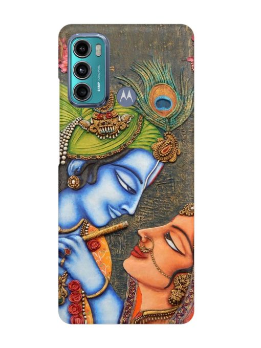 Lord Radha Krishna Flute Art Snap Case for Motorola Moto G60