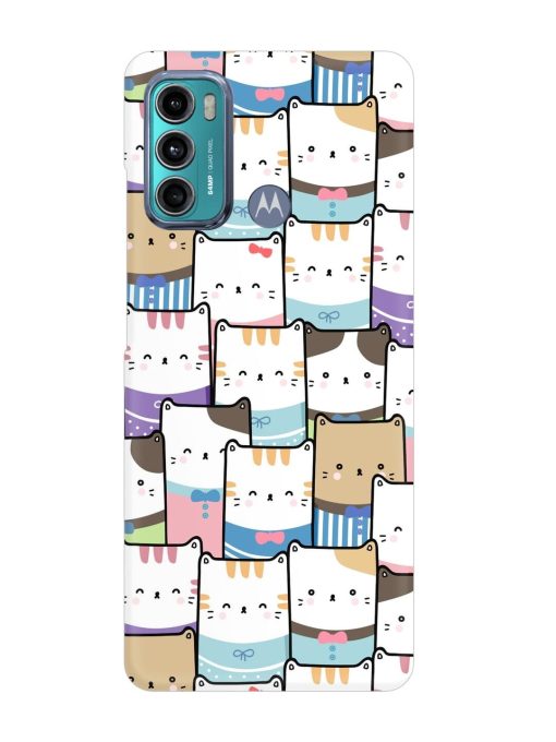 Cute Adorable Cat Snap Case for Motorola Moto G60