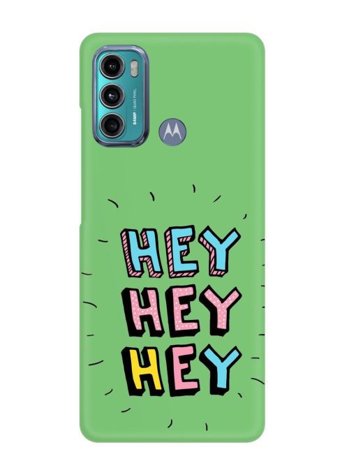 Hey Vector Cartoon Snap Case for Motorola Moto G60 Zapvi