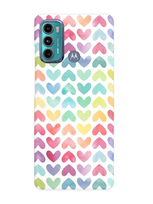 Seamless Colorful Watercolor Snap Case for Motorola Moto G60