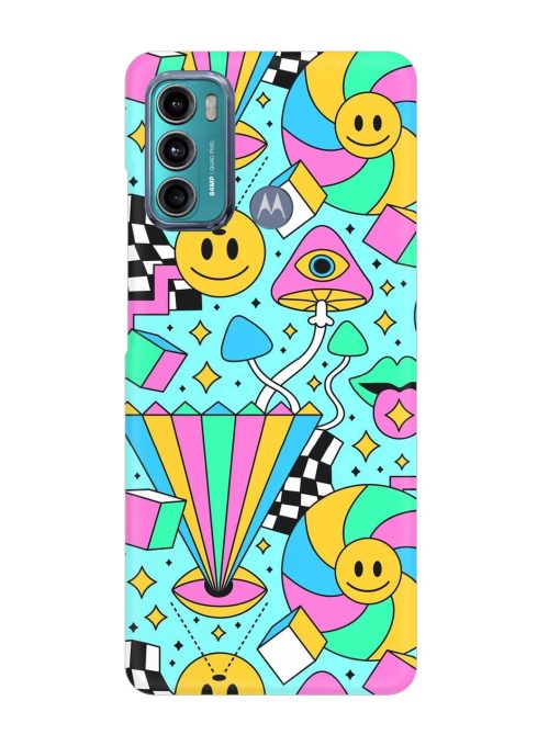 Trippy Rainbow 60S Snap Case for Motorola Moto G60