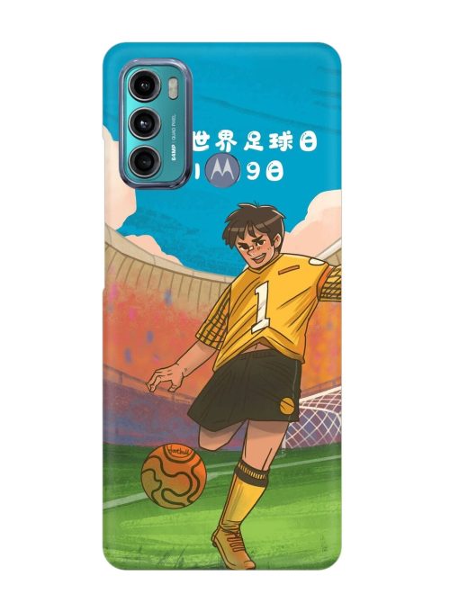 Soccer Kick Snap Case for Motorola Moto G60