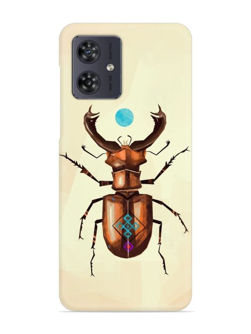 Stag Beetle Vector Snap Case for Motorola Moto G64 (5G) Zapvi