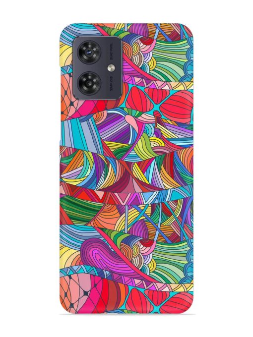 Seamless Patterns Hand Drawn Snap Case for Motorola Moto G64 (5G) Zapvi