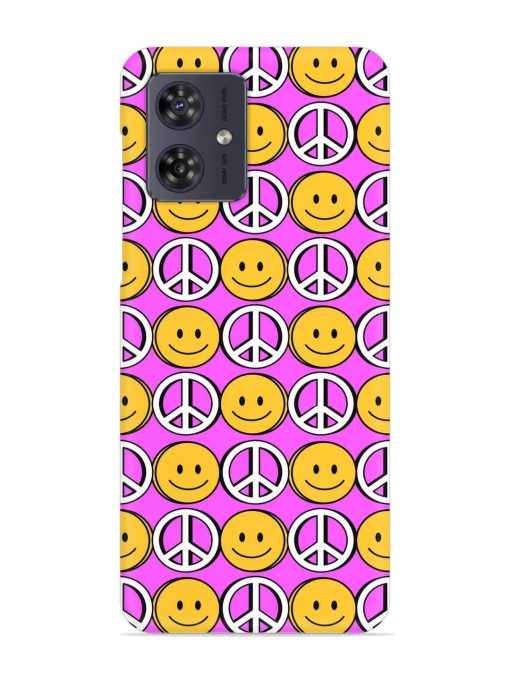 Smiley Face Peace Snap Case for Motorola Moto G64 (5G) Zapvi