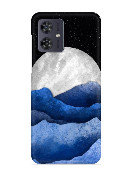 Full Moon Mountain Vector Snap Case for Motorola Moto G64 (5G) Zapvi